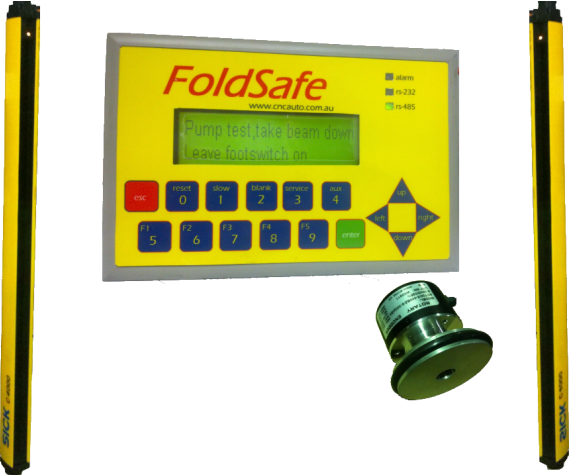 Foldsafe Pressbrake Safety Display